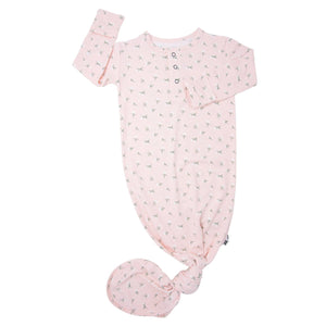 Sweet Bamboo Sweet Bamboo Knotted Gown - Little Miss Muffin Children & Home