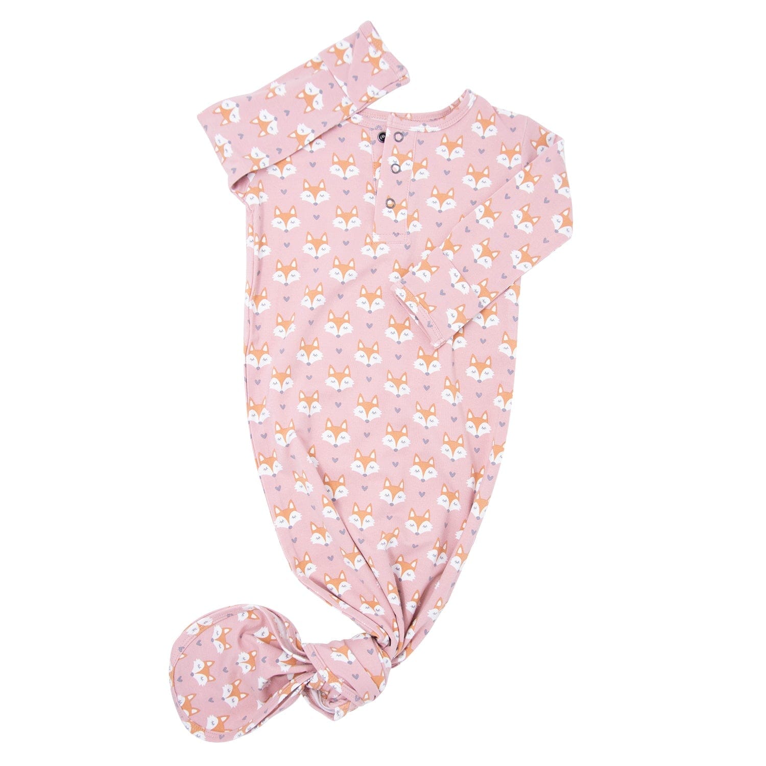 Sweet Bamboo Sweet Bamboo Knotted Gown - Little Miss Muffin Children & Home