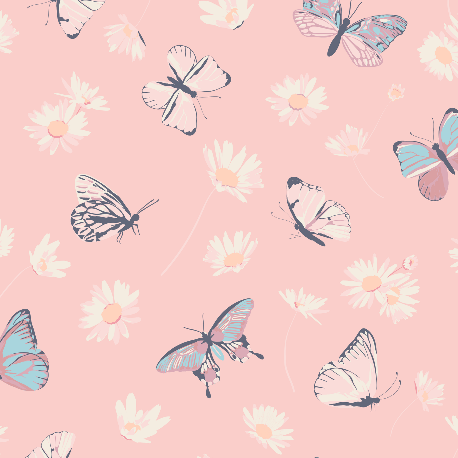 Sweet Bamboo Sweet Bamboo Knotted Gown Butterfly Daisy Pink - Little Miss Muffin Children & Home