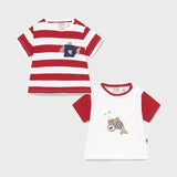 Mayoral Usa Inc Mayoral Short Sleeve Fish T-Shirt - Little Miss Muffin Children & Home