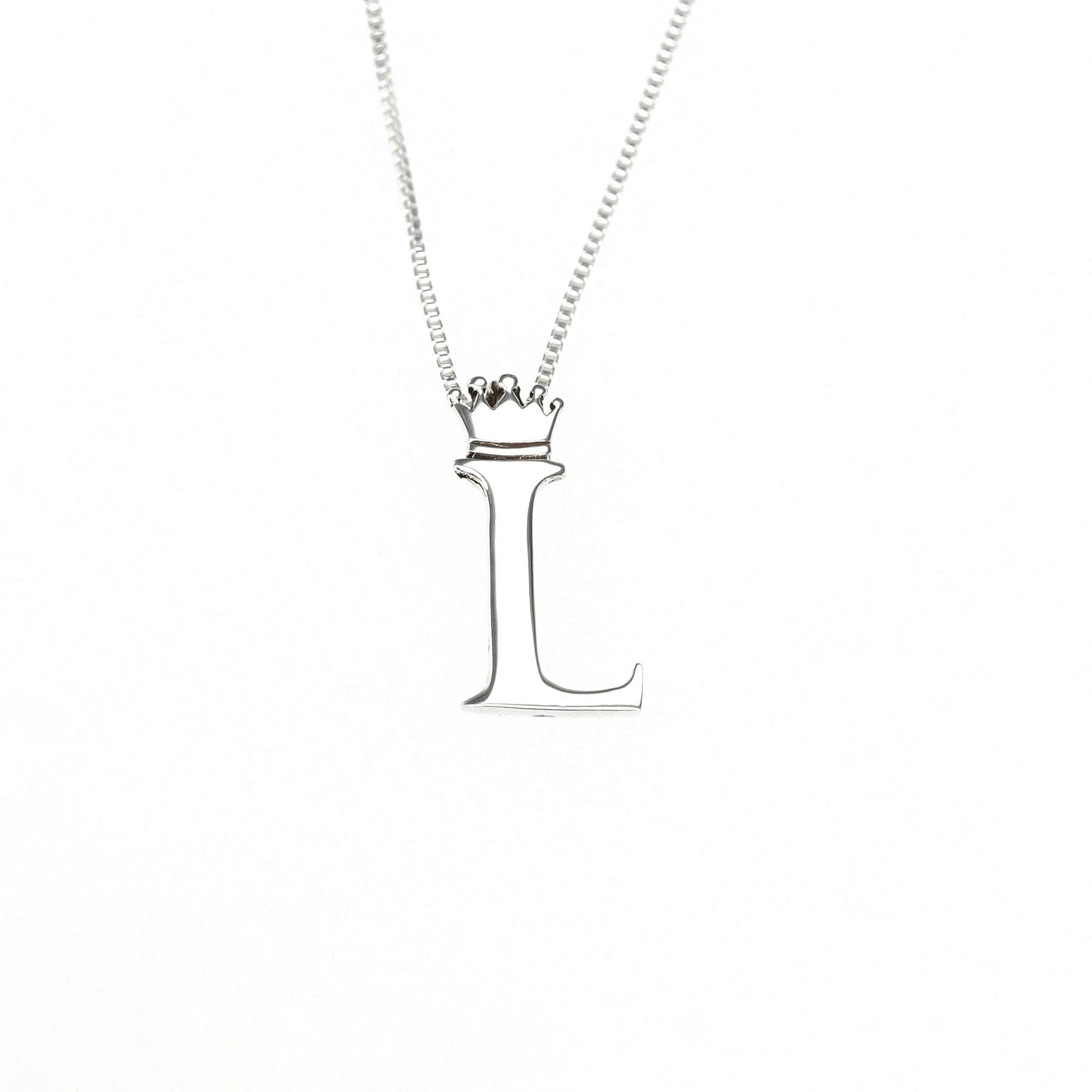 Cristy Cali Cristy Cali Royal Initial Charm Sterling Silver - Little Miss Muffin Children & Home