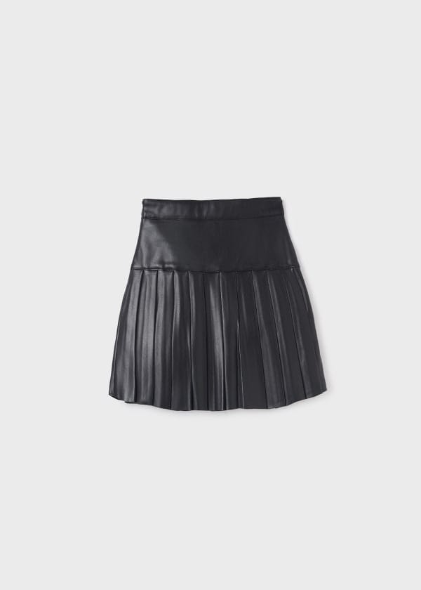 Mayoral Usa Inc Mayoral Pleated Faux Leather Skirt for Tween Girl - Little Miss Muffin Children & Home