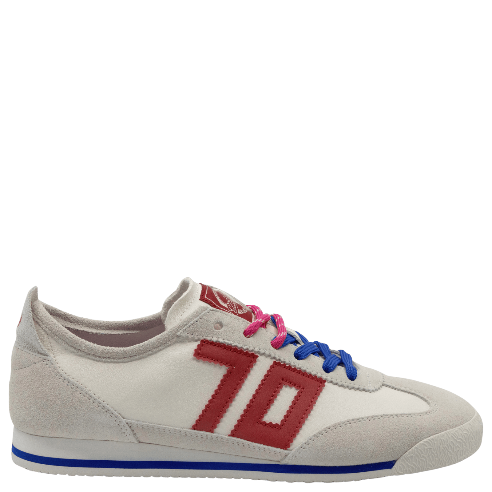 Leon Sneakers in White/Red