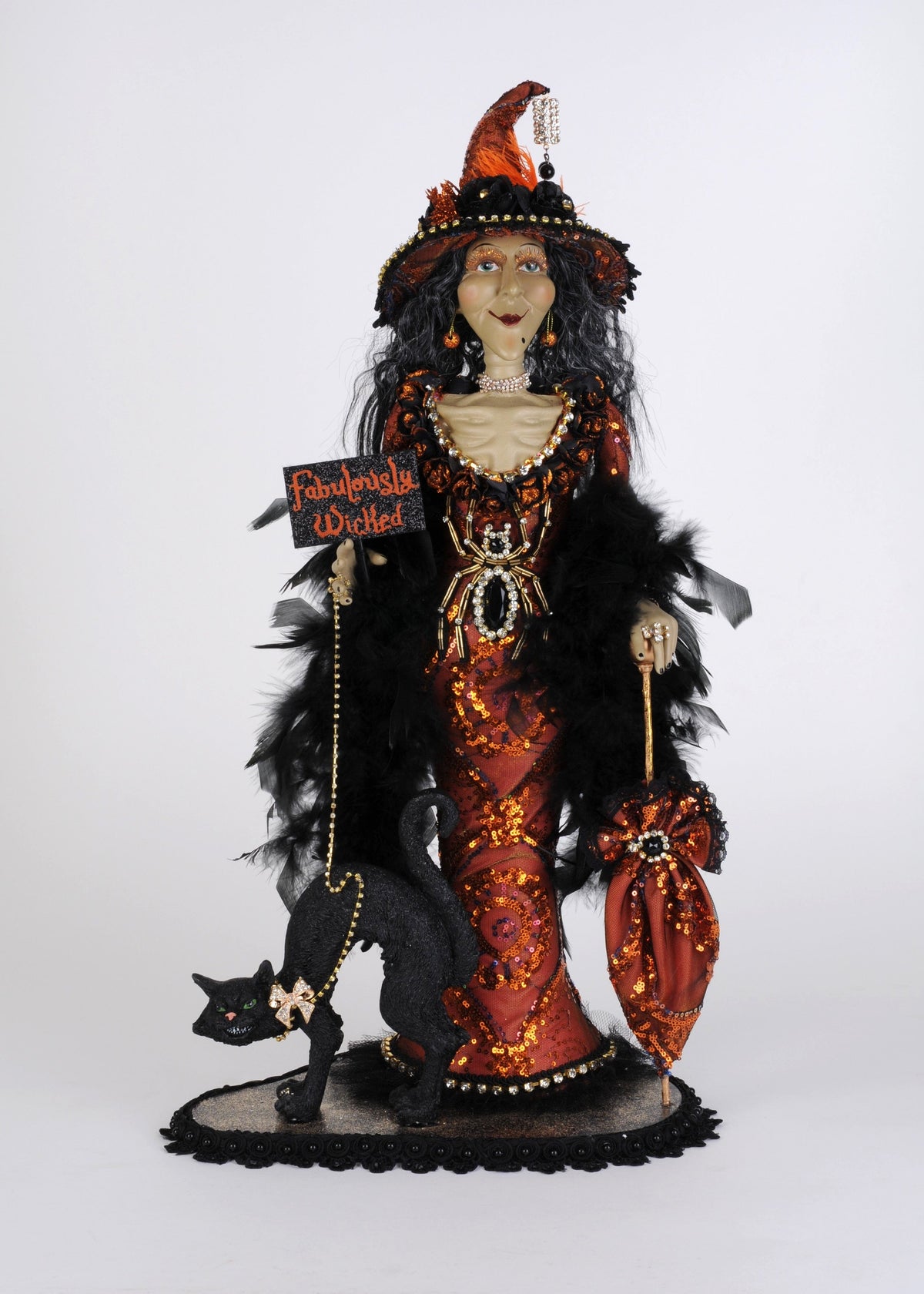 light up fabulous wicked witch decor