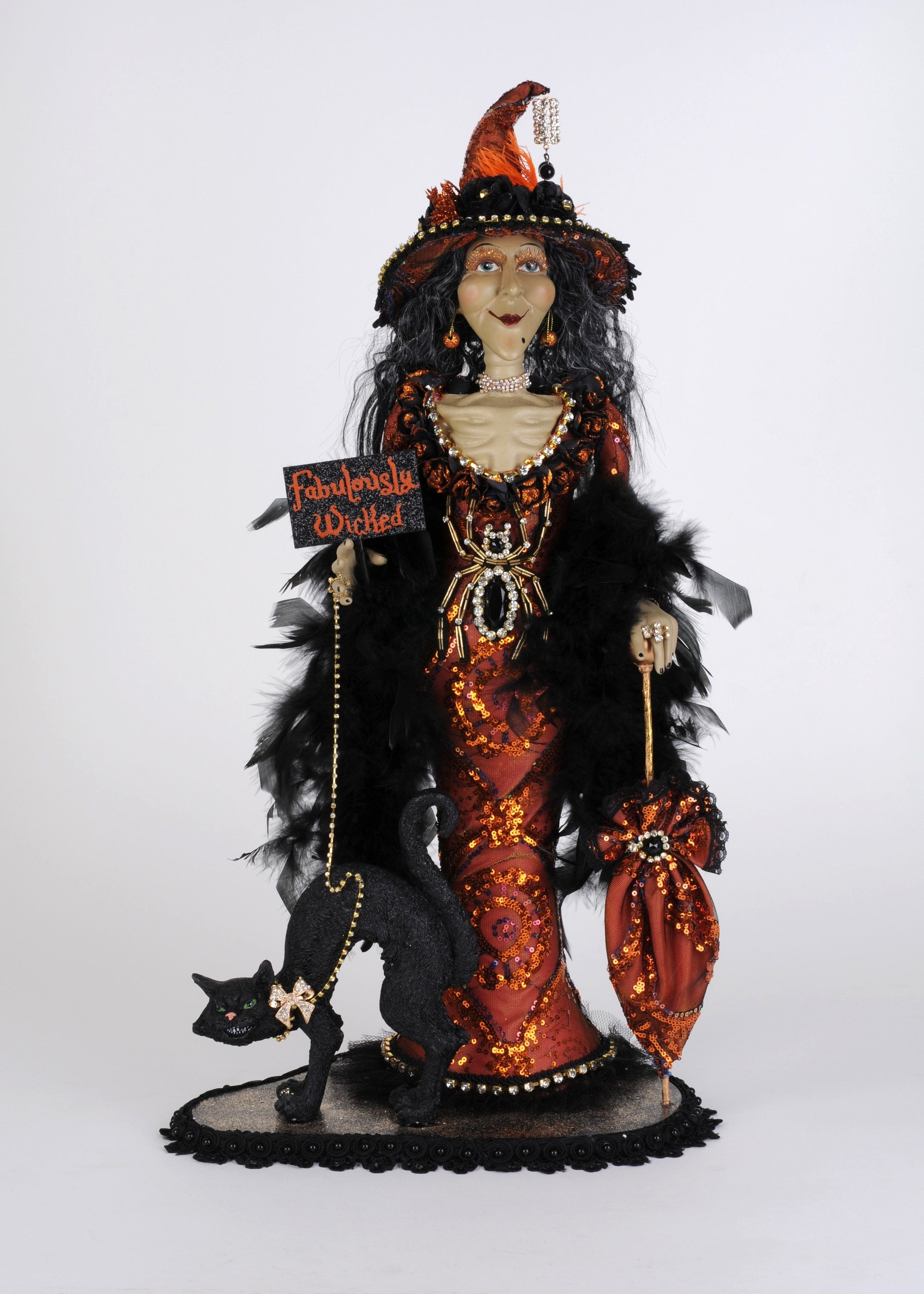 light up fabulous wicked witch decor