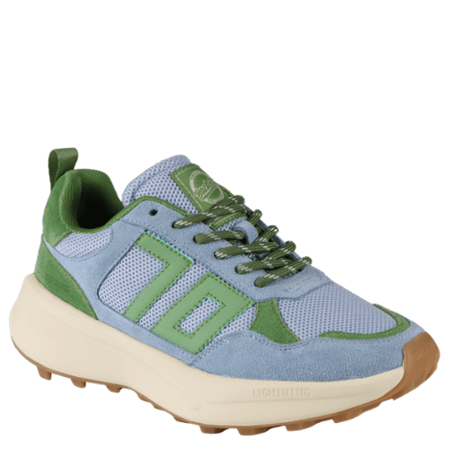 Lightning Sneakers in Sky/Light Green