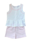 Lulu Bebe Lulu Bebe Lily Linen Shortset - Little Miss Muffin Children & Home