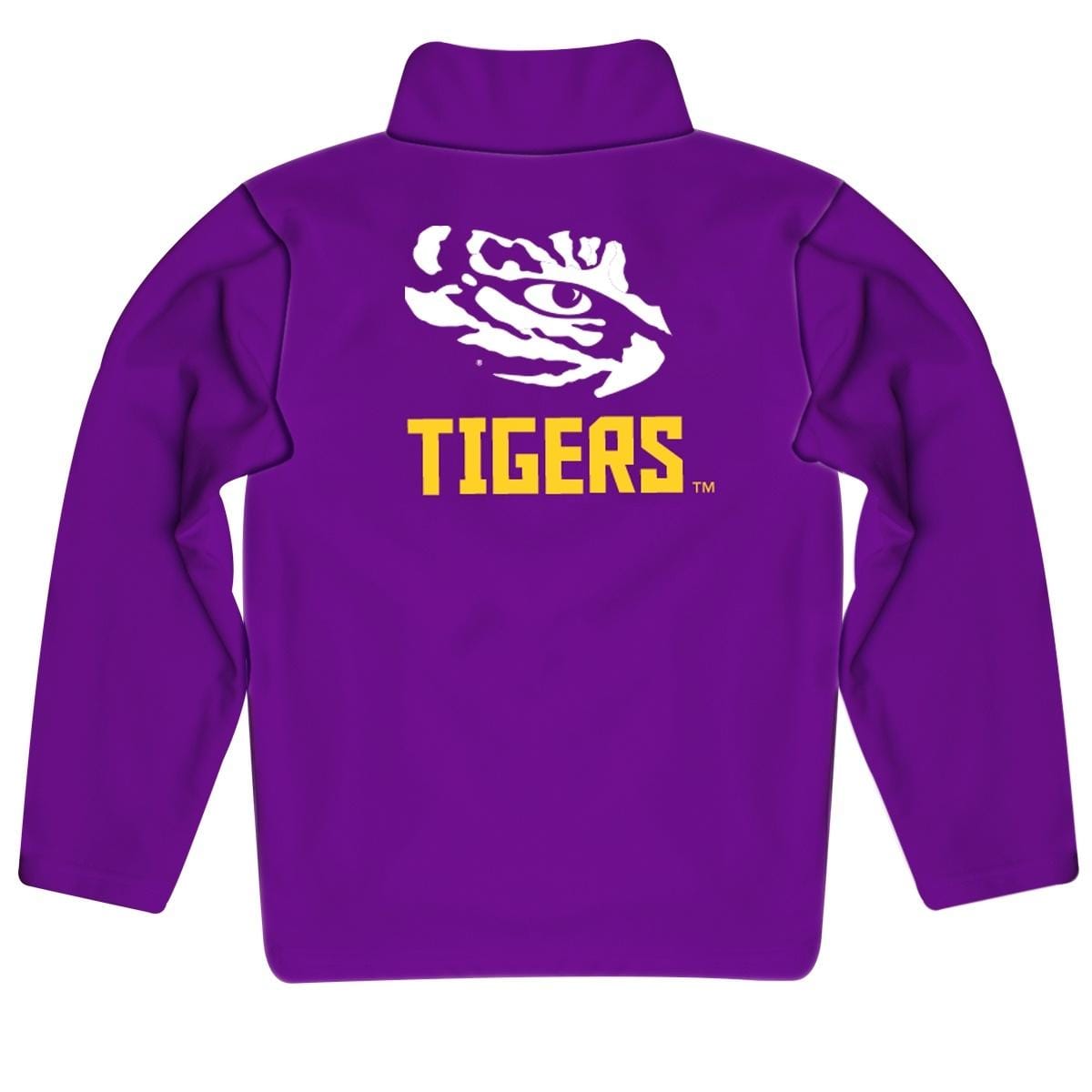 LSU Tigers Purple Performance Long Sleeve Quarter Zip Pull Over