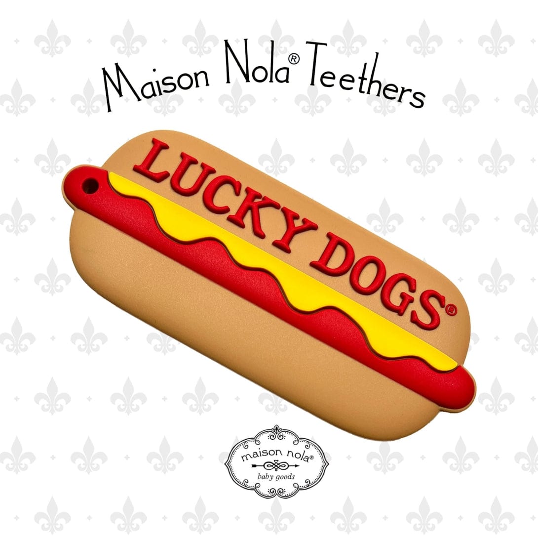 Maison Nola Maison Nola Lucky Dogs Silicone Teether - Little Miss Muffin Children & Home