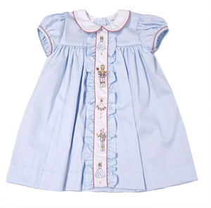 Lulu Bebe Nutcracker Embroidered Molly Dress