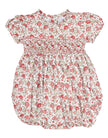 Lulu Bebe Lulu Bebe Vintage Rose Floral Smocked Rosie Bubble - Little Miss Muffin Children & Home