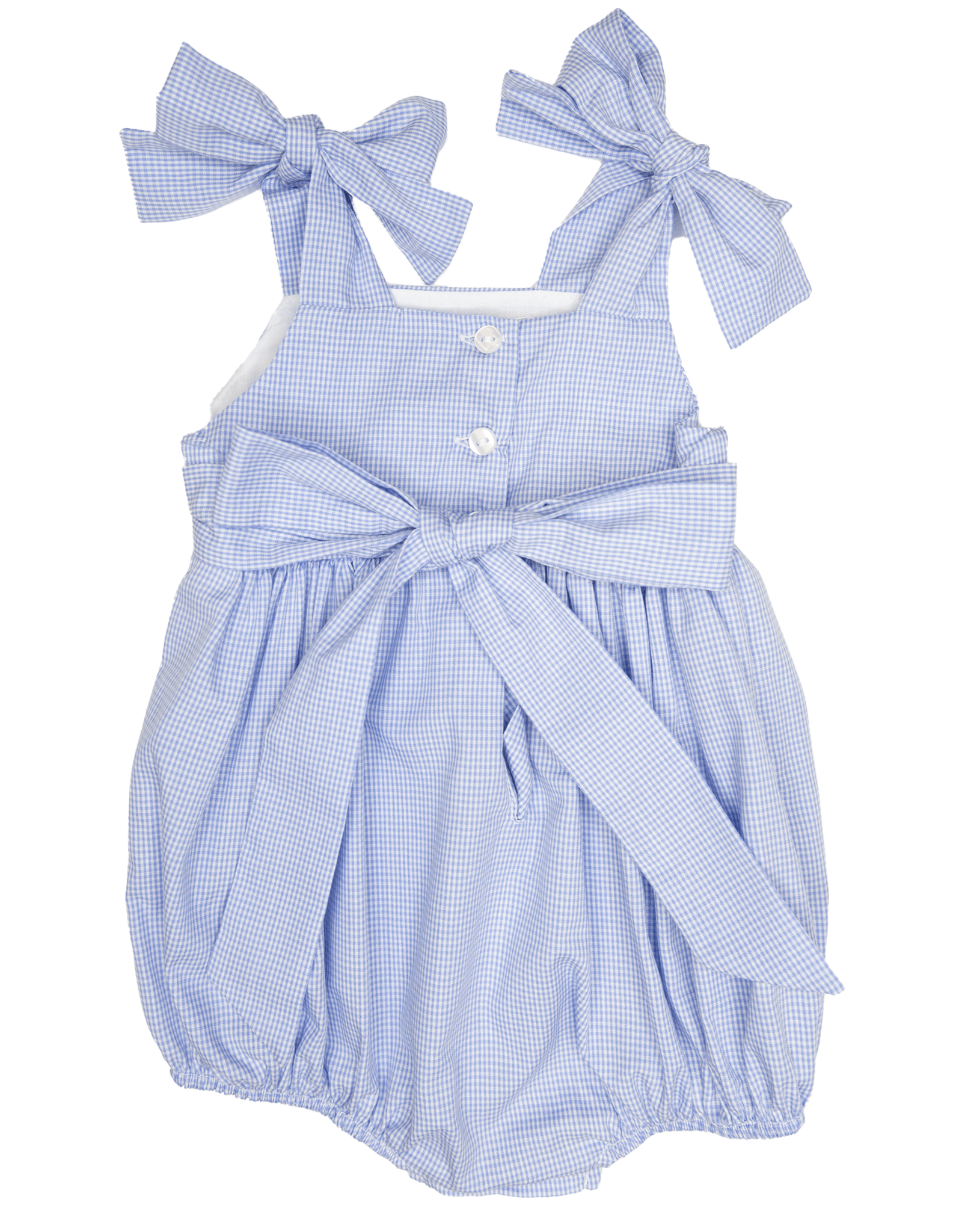 Lulu Bebe Lulu Bebe Crab Smocked Gigi Bubble - Little Miss Muffin Children & Home