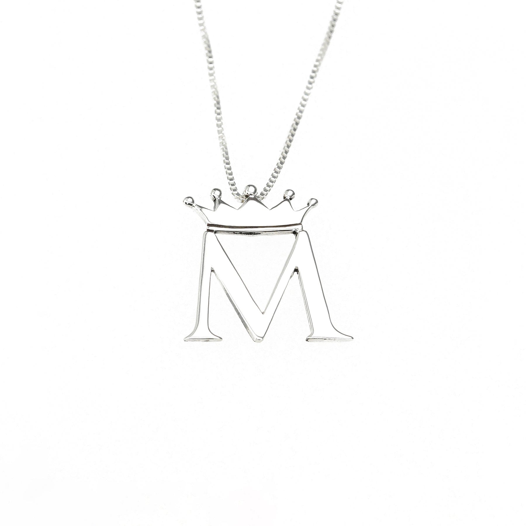 Cristy Cali Cristy Cali Royal Initial Charm Sterling Silver - Little Miss Muffin Children & Home