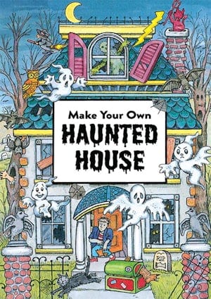 make your own haunter house sticker book