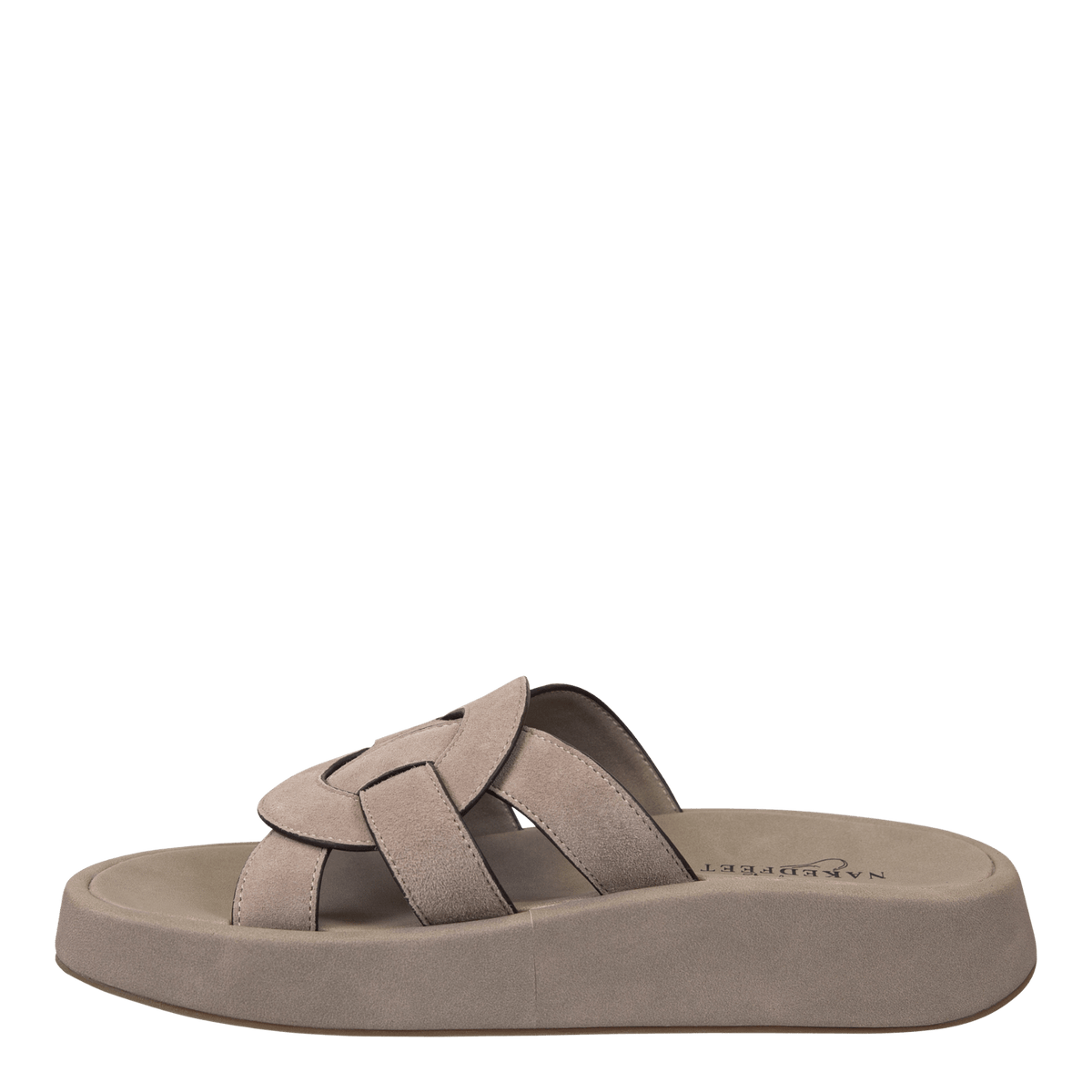 Naked Feet Naked Feet Market Platform Sandal in Greige - Little Miss Muffin Children & Home