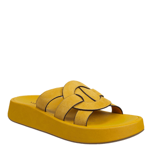 Naked Feet Naked Feet Market Platform Sandal in Yellow - Little Miss Muffin Children & Home