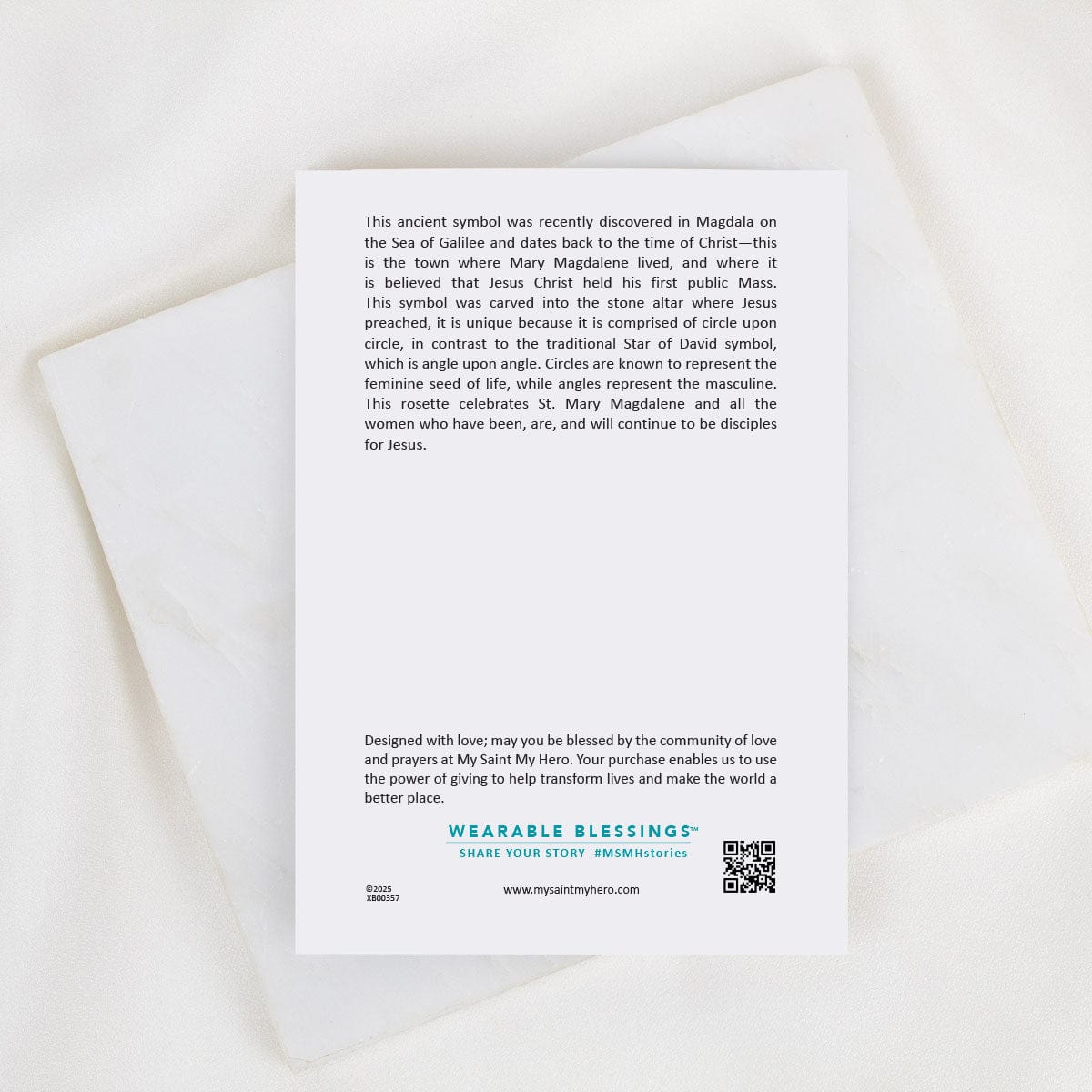 My Saint My Hero Mary Magdalene Bracelet Silver - Little Miss Muffin Children & Home