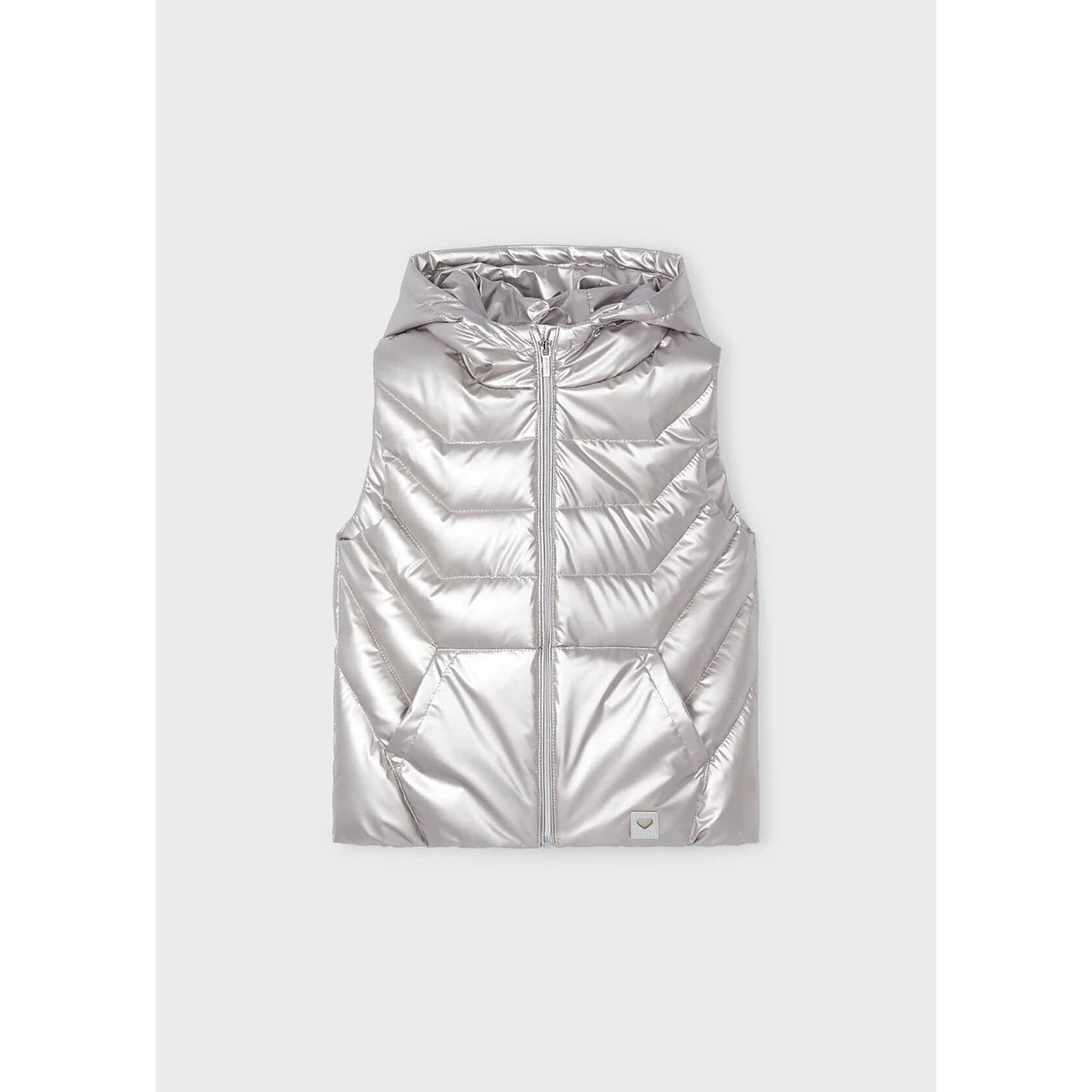 Mayoral Usa Inc Mayoral Quilted Vest in White Gold - Little Miss Muffin Children & Home