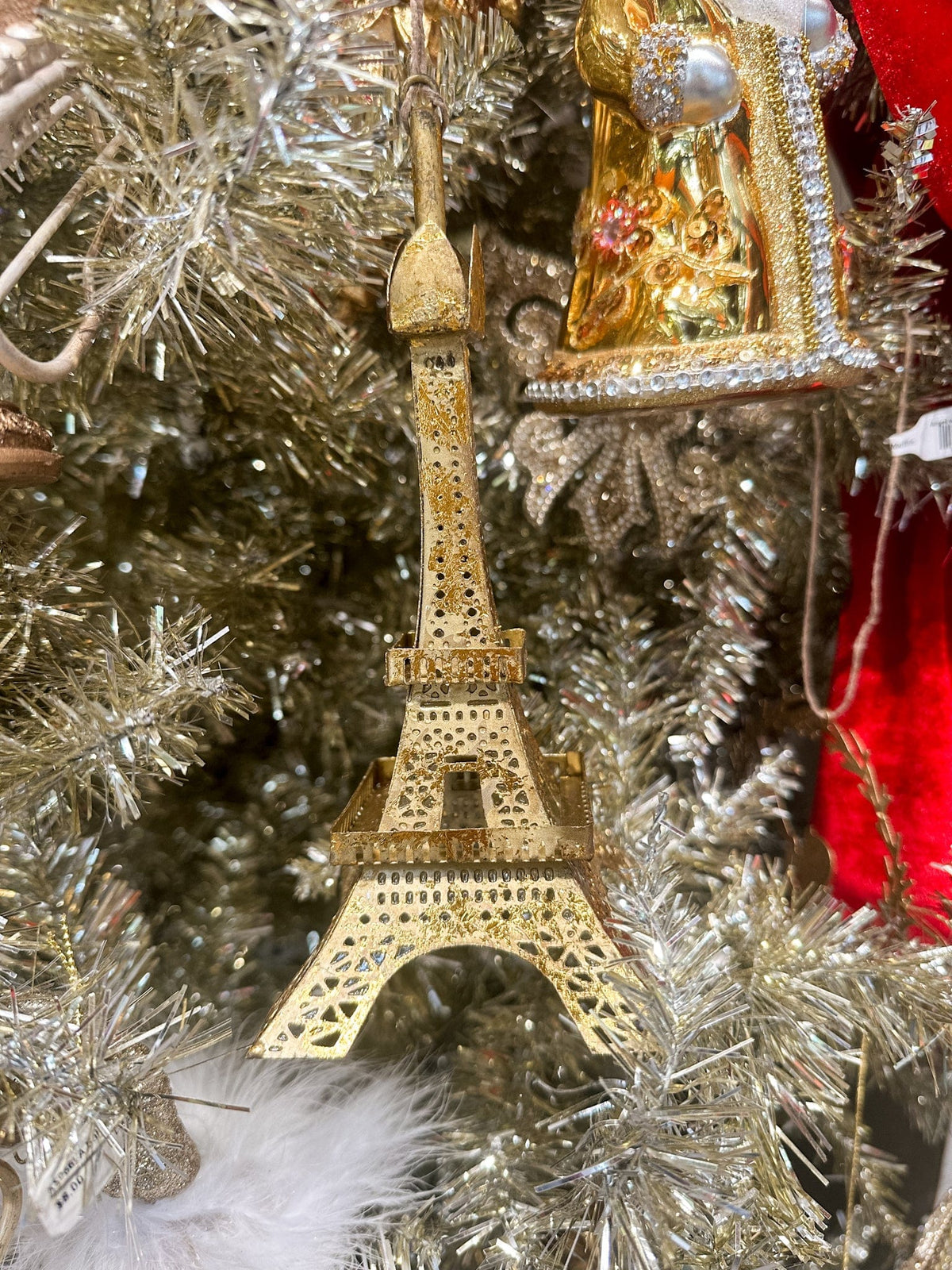 metal eiffel tower ornament