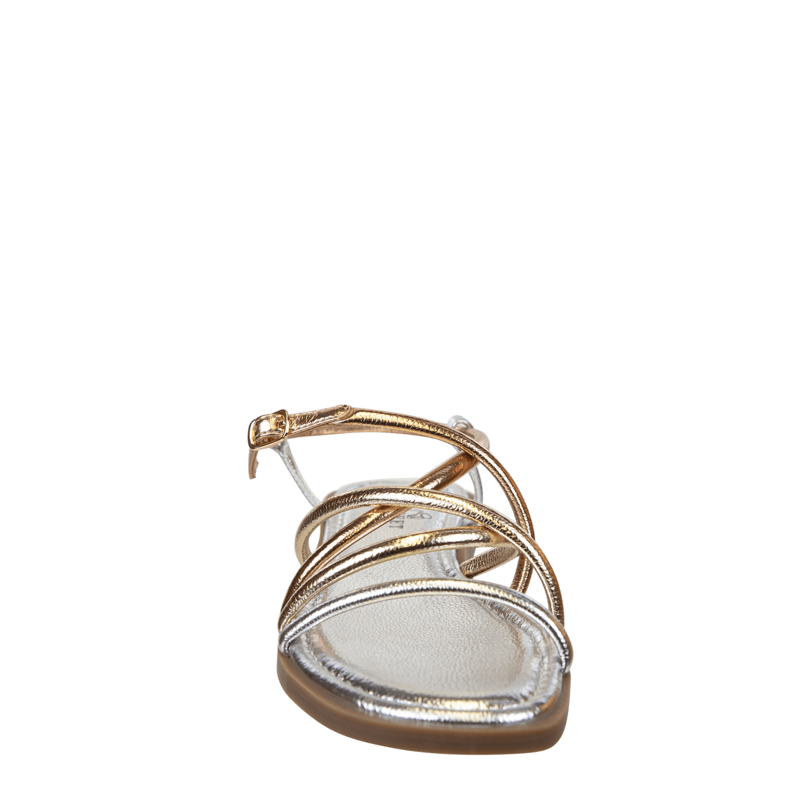 Naked Feet Naked Feet Minimalist Metallic Strappy Flat Sandals - Little Miss Muffin Children & Home