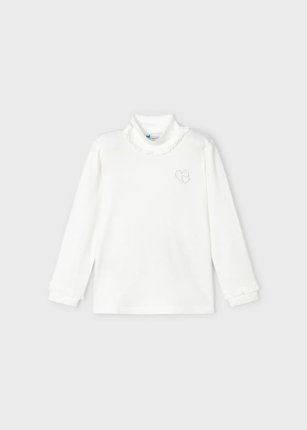 Mayoral Usa Inc Mayoral Long Sleeve Ruffle Trim Turtleneck - Little Miss Muffin Children & Home