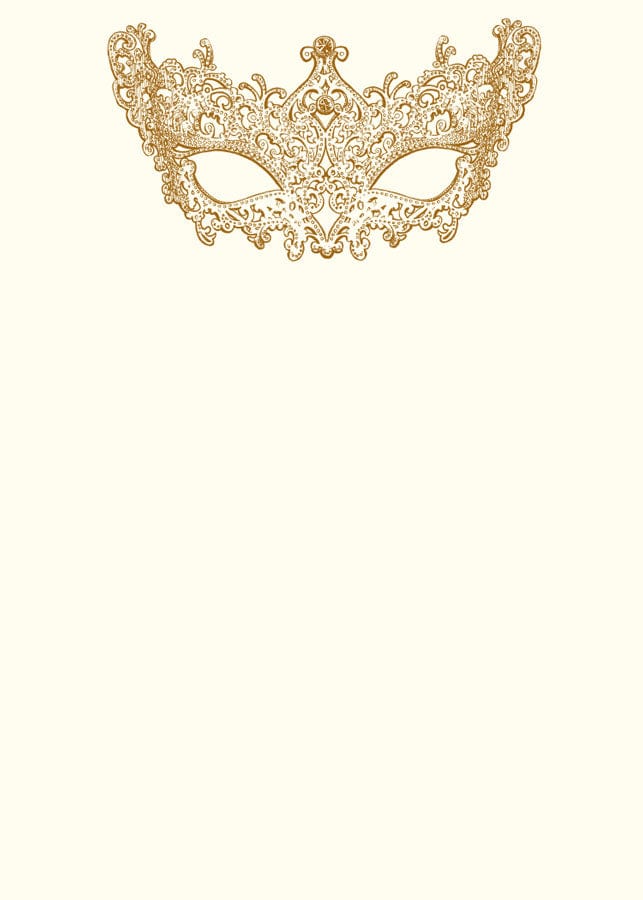 Alexa Pulitzer Alexa Pulitzer Masquerade A6 Note Cards 10 Pack - Little Miss Muffin Children & Home