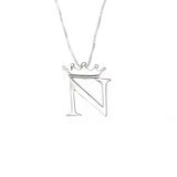 Cristy Cali Cristy Cali Royal Initial Charm Sterling Silver - Little Miss Muffin Children & Home