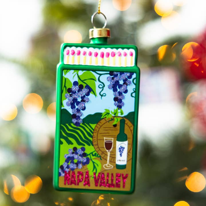 napa valley christmas ornament
