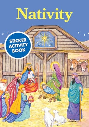 nativity sticker book