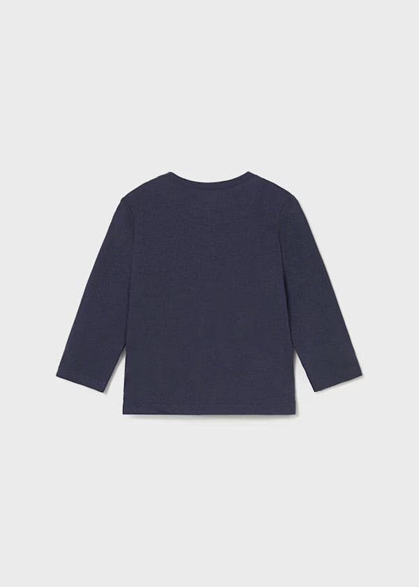 blue boys navy blue shirt
