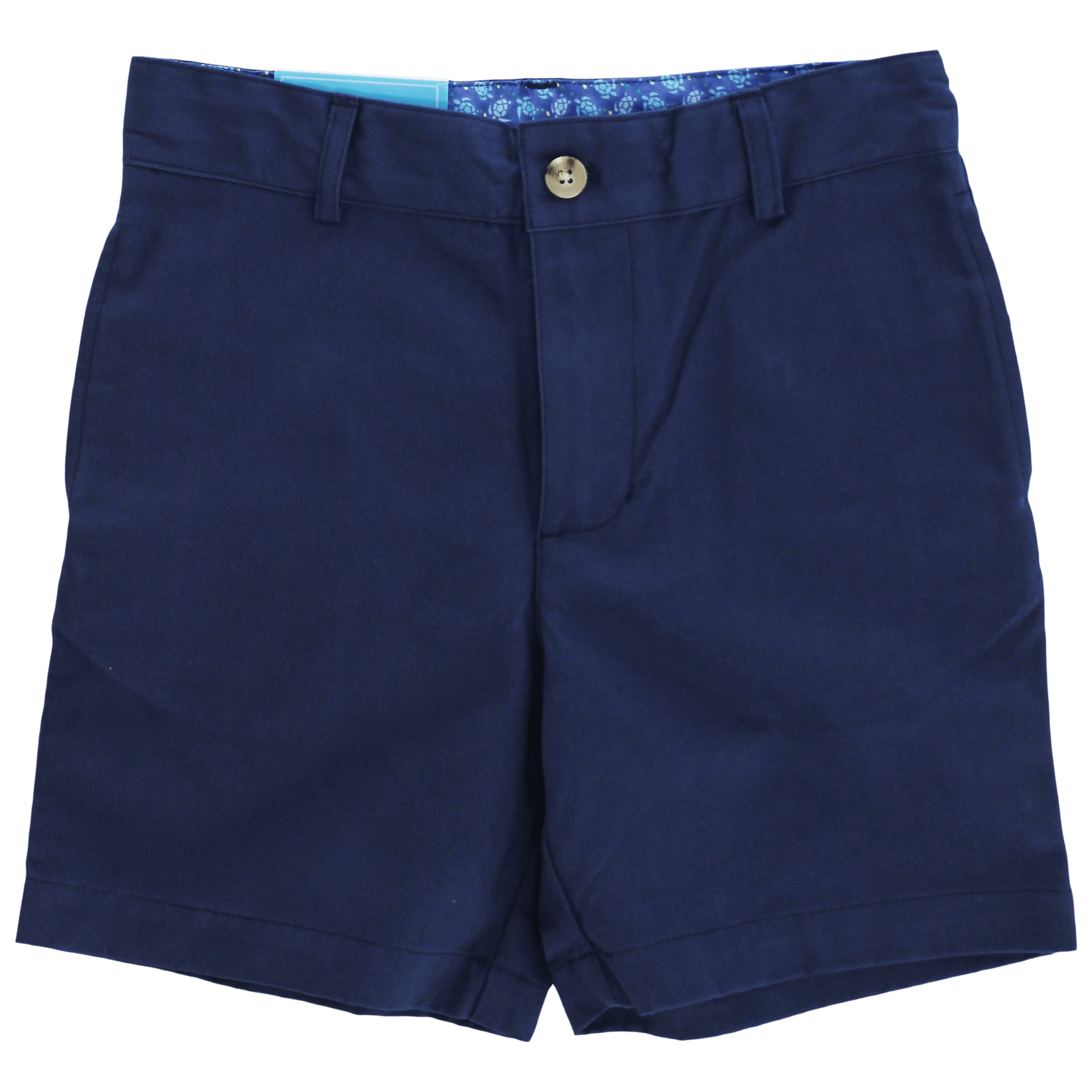 Pete Cotton Twill Shorts in Navy