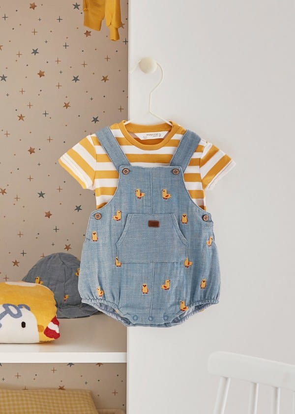Mayoral Usa Inc Mayoral 2-Piece Overall Set for Baby Boy - Little Miss Muffin Children & Home