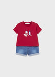 Mayoral Usa Inc Mayoral Baby Boys 2-Piece Denim Shorts Set - Little Miss Muffin Children & Home