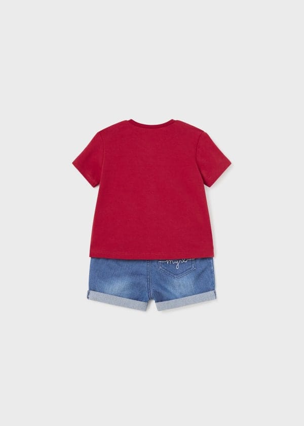 Mayoral Usa Inc Mayoral Baby Boys 2-Piece Denim Shorts Set - Little Miss Muffin Children & Home