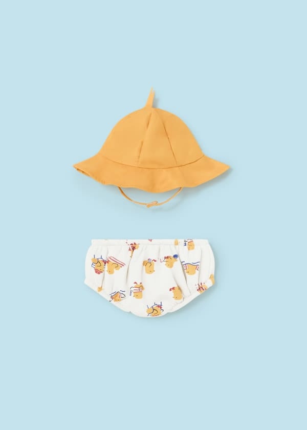 Mayoral Usa Inc Mayoral 2-Piece Swim Diaper & Sun Hat Set - Little Miss Muffin Children & Home