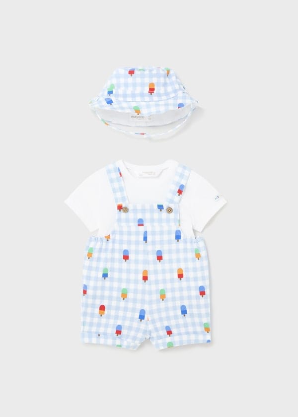 Mayoral Usa Inc Mayoral 3-Piece Overall Set for Baby Boy - Little Miss Muffin Children & Home