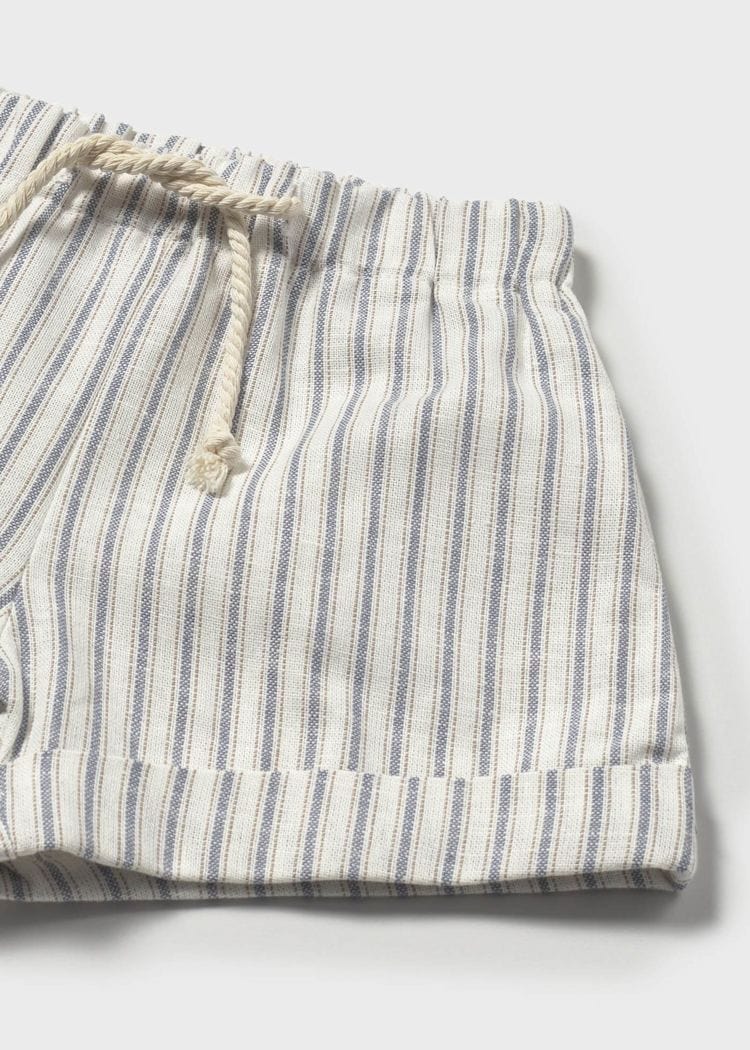 Mayoral Usa Inc Mayoral Striped Short Set with Hat - Little Miss Muffin Children & Home