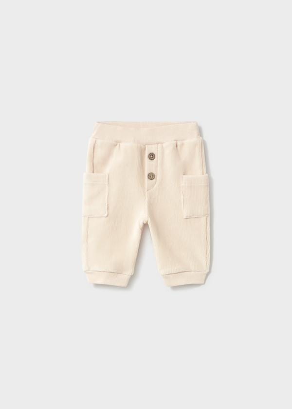 Newborn Knit Corduroy Pants, 2 Colors Available