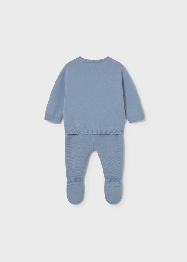 Mayoral Usa Inc Newborn Knit Leg Warmer Set in Atlantis - Little Miss Muffin Children & Home