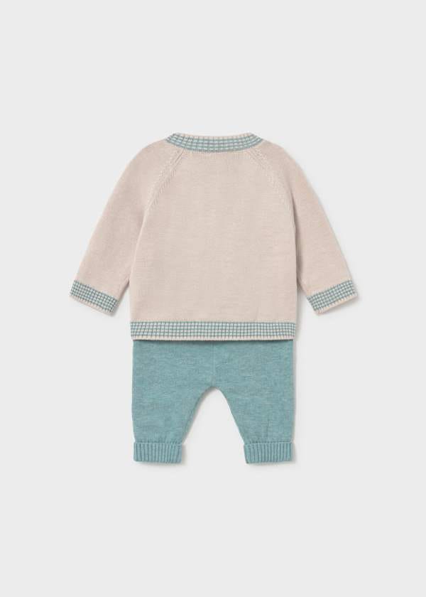 Newborn Knit Bear Sweater & Pants Set