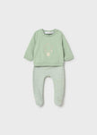Newborn Footed Pants & Sweatshirt Set