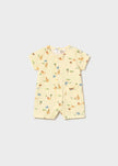 Newborn Printed Romper in Sunny