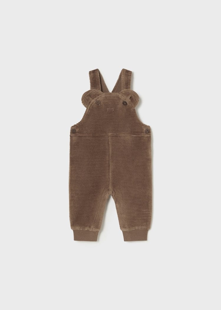 Mayoral Usa Inc Mayoral Corduroy Overalls in Mocha - Little Miss Muffin Children & Home