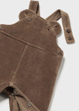 Mayoral Usa Inc Mayoral Corduroy Overalls in Mocha - Little Miss Muffin Children & Home