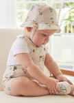 Mayoral Usa Inc Mayoral Printed Overall & Bucket Hat Set for Newborn - Little Miss Muffin Children & Home