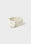 Mayoral Usa Inc Mayoral Floral Headband for Baby in Champagne - Little Miss Muffin Children & Home