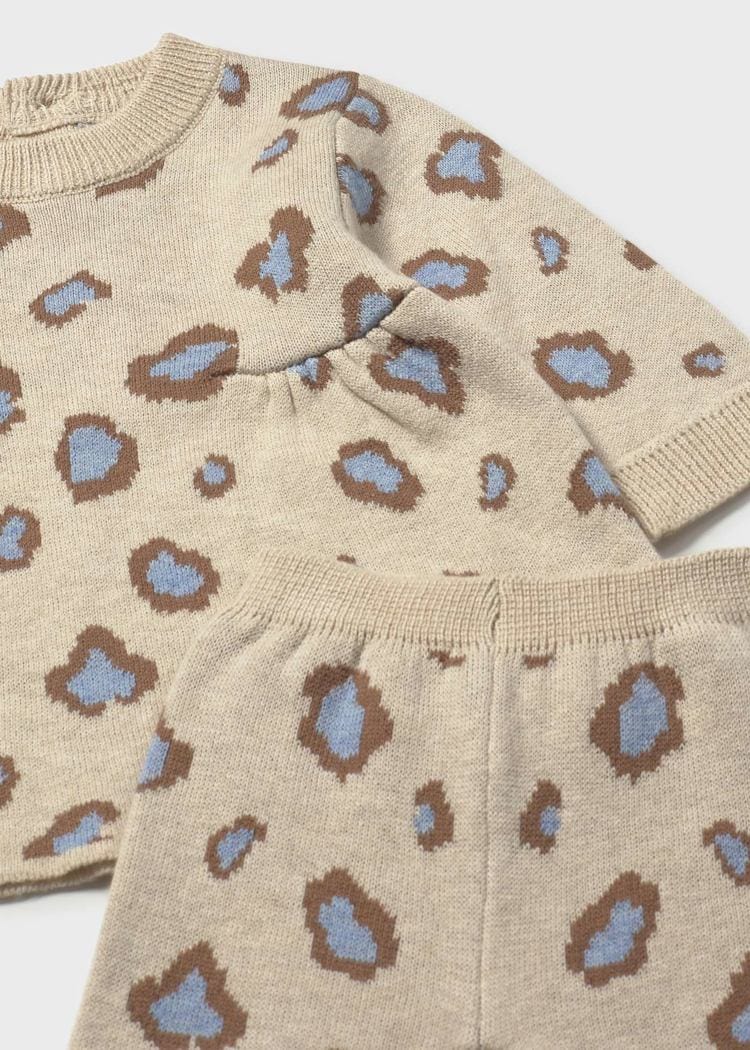 Mayoral Usa Inc Newborn 2 Piece Printed Knit Pant Set - Little Miss Muffin Children & Home