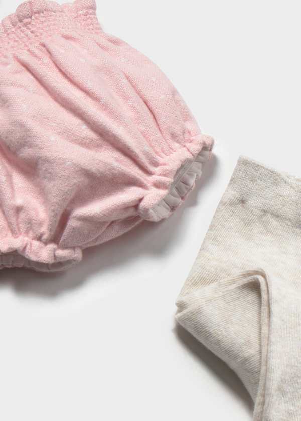 Newborn 3-Piece Sweater & Bloomers Set