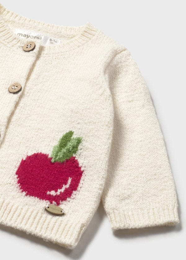 Mayoral Usa Inc Newborn Knit Cardigan in Ceramic - Little Miss Muffin Children & Home