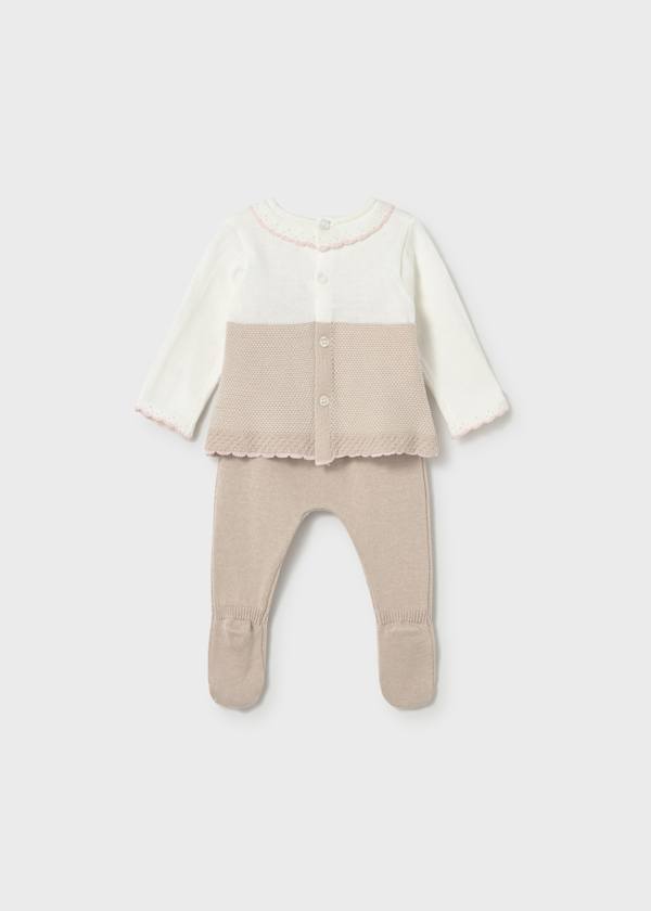 Mayoral Usa Inc Newborn Knit Leg Warmer Set in Mole - Little Miss Muffin Children & Home